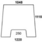 upper windscreen - 3619177M1N upper windscreen - 3619177M1N