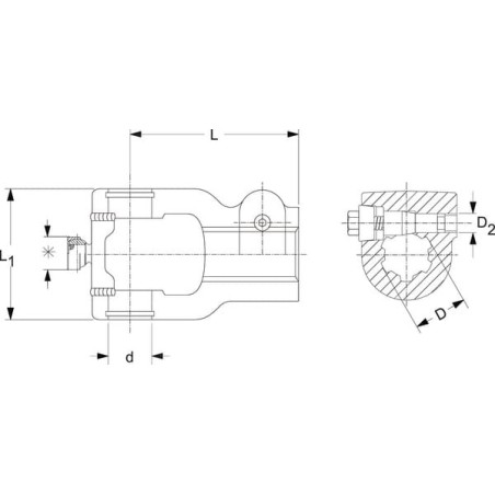Gabel CC 1.3/4-20 P580 - 3618332M