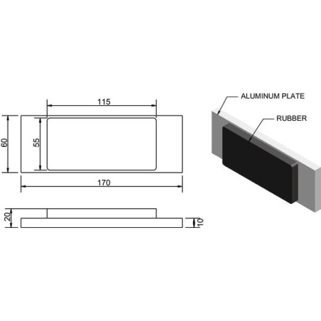 Rubber stop - 368002KR