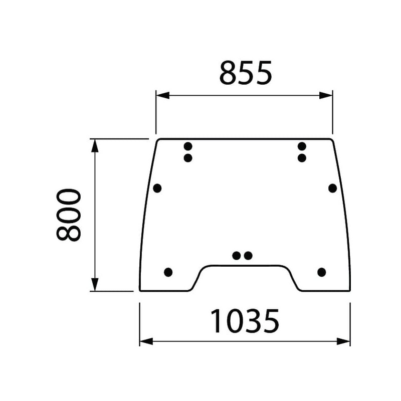 Szyba - 3679334M1 Szyba - 3679334M1