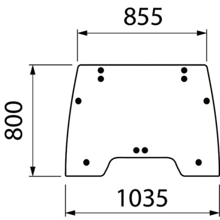 Fensterscheibe - 3679334M1