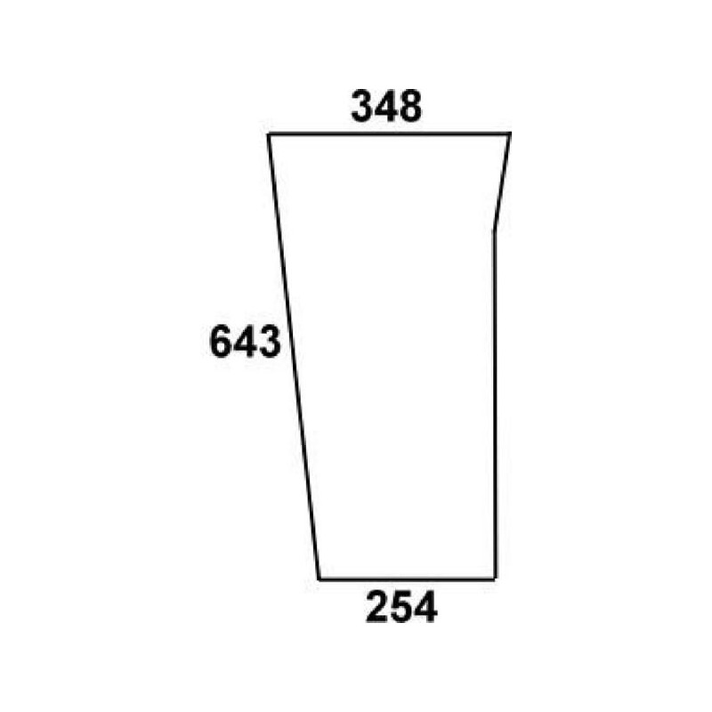 lower windscreen - 3901104M1N
