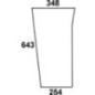 lower windscreen - 3901104M1N