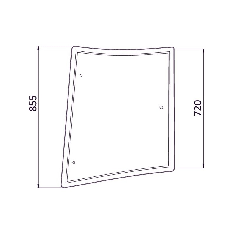 Rear side window RH - 3902131M1N Rear side window RH - 3902131M1N