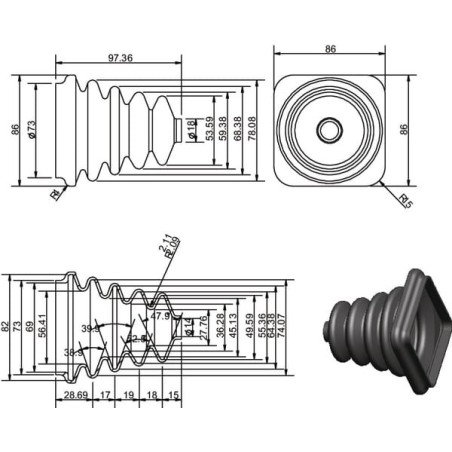 Bellows - 389911KR