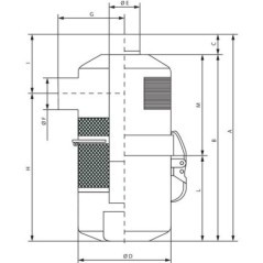 Filter-Dämpfer 10000 l/min BP - 400110