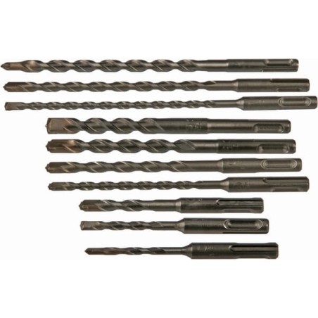 Hammer drill set SDS-Plus 10pcs. - 40030030