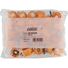 Pokrywka dyszy, bagnet, SW8, pomarańczowy, z uszczelką, 25 szt., Arag - 40290008P025