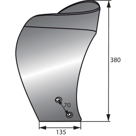 Maiseinleger-Streichblech R. - 400211D