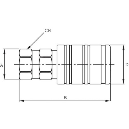 Schellkupplung 1/2 NPT - 3CPV12NPTF