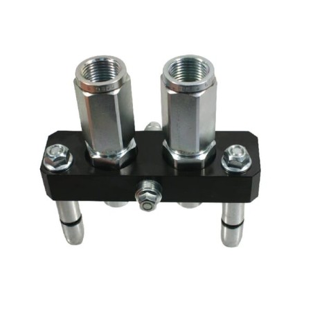 Multifaster DN10-2 x 1/2 inch BSPP movable section plug - 3PB06212GMC
