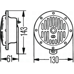 3CA004811031 Hella, Sygnały dźwiękowe 