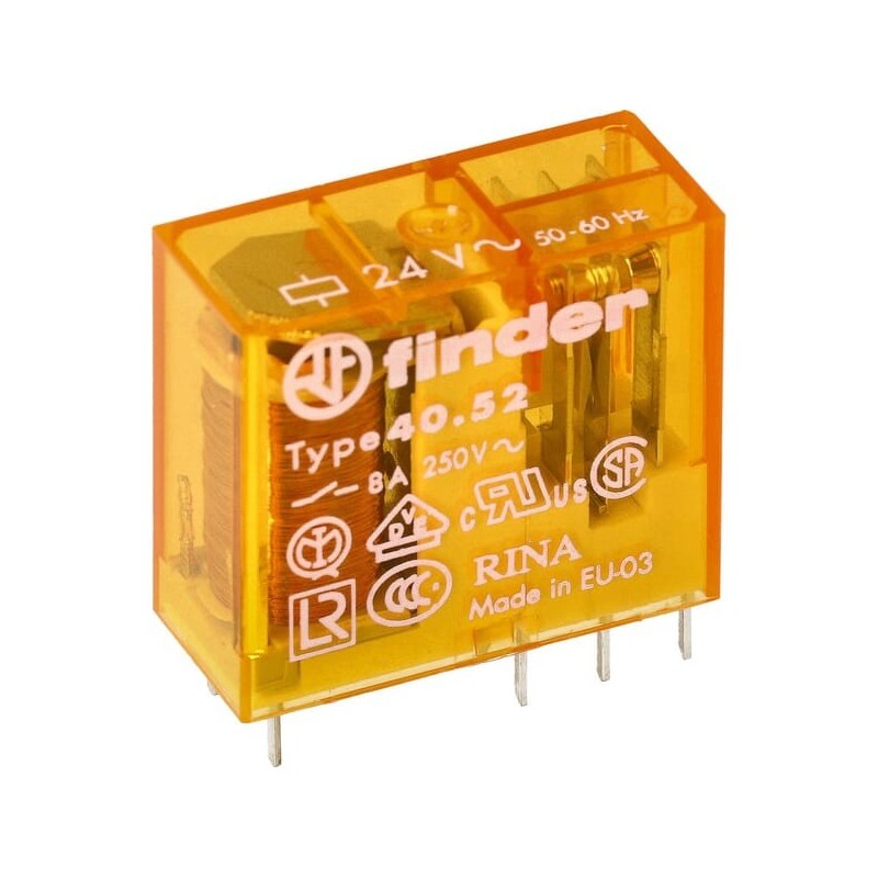 Przekaźnik 2W 8A 24V AC - 405280240000