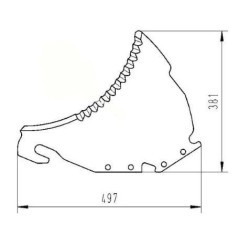 Silagewagenmesser - 41018501