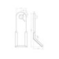 Kuhn flail blade - 409795 Kuhn flail blade - 409795