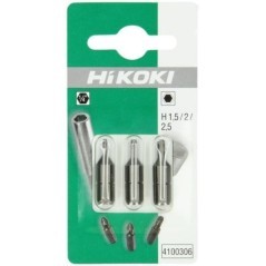 Bits hexagon 1.5 / 2 / 2.5 -25mm 3x - 4100306