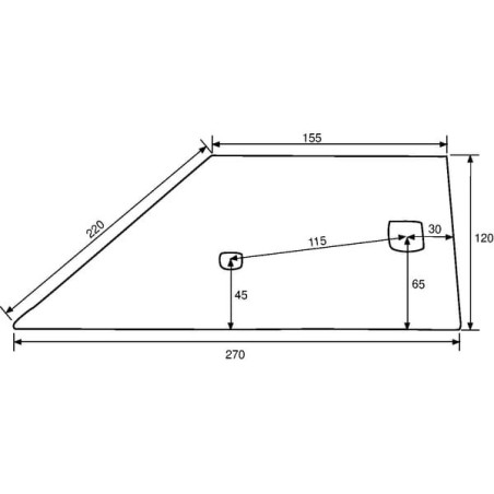 Landside Sole 2-P. RH Överum - 41658060209