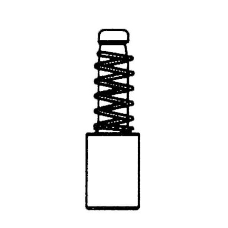Quick release sliding push pin kit with spring - 403000021R10