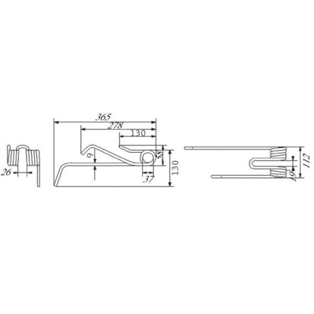 Lely original spring tine ACW - 4104611590