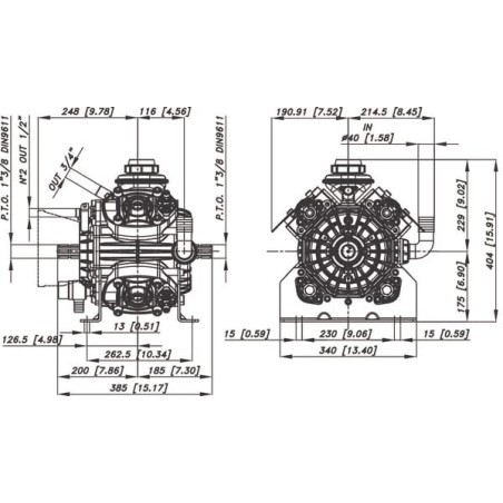 Pump PBO 1440.1 VD - 41701597B
