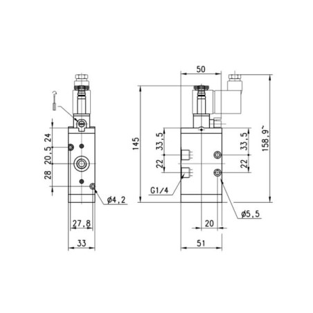 Solenoid valve 3/2-way - 43401522