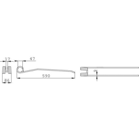 Rotary tine Pöttinger - 436030KR