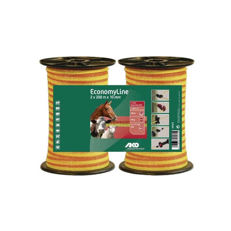 Breitbandlitze 10mm 2x 200m - 44565 Breitbandlitze 10mm 2x 200m - 44565