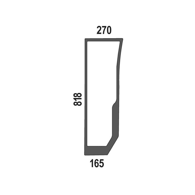 Lower front window right - 44910446N Lower front window right - 44910446N