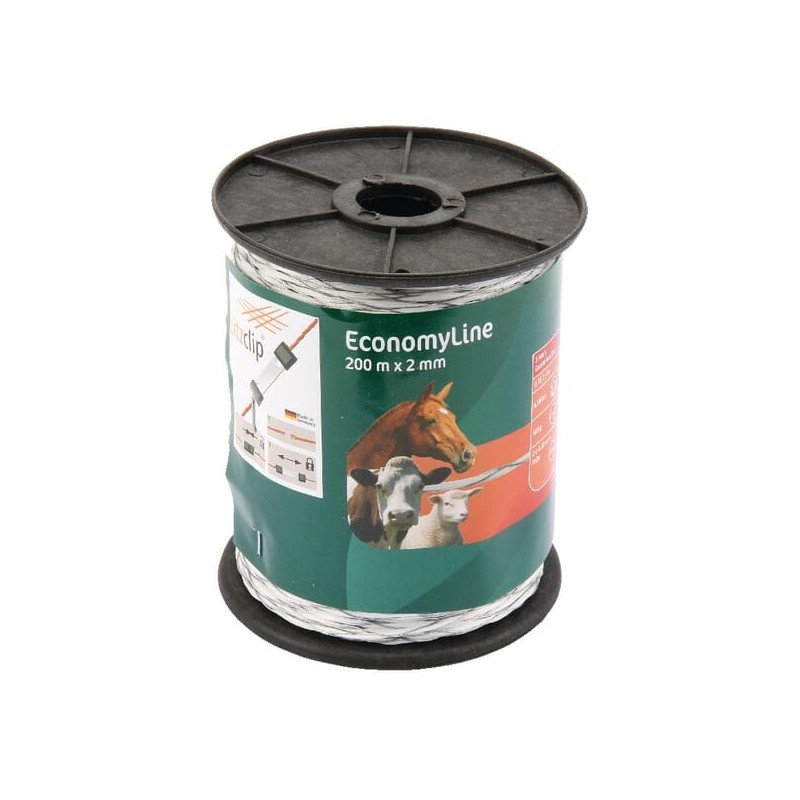 Weidezaunlitze 2mm 200m - 441972 Weidezaunlitze 2mm 200m - 441972