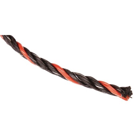 Weidezaunseil 6mm 400m ora/br - 441519