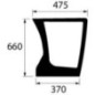 Windscreen lower - 4429882N