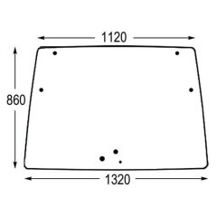 Windscreen tiltable - 4418946N