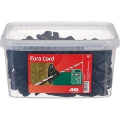 Izolator do linki Euro Cord, czarny, wiaderko 50 szt. AKO - 441396503