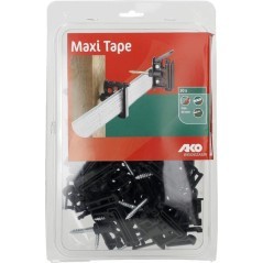 Izolator zatrzaskowy do taśmy Maxi Tape, czarny 30 szt. AKO - 441390301
