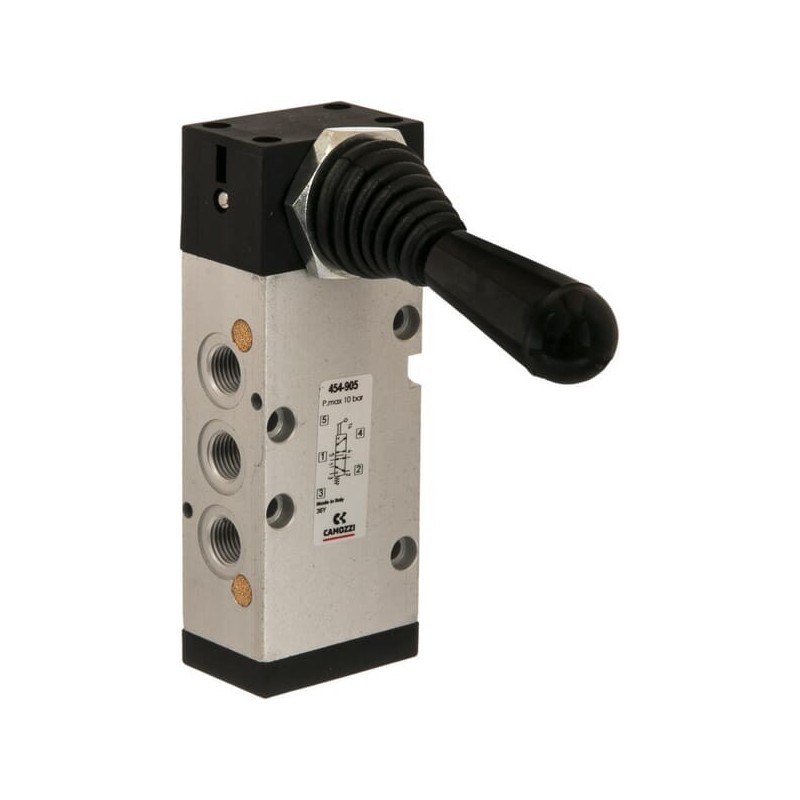 5/2-Wege-Ventil, Handhebel - 454905 5/2-Wege-Ventil, Handhebel - 454905