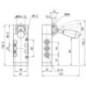 Valve, 5/2 handlever - 454905 Valve, 5/2 handlever - 454905