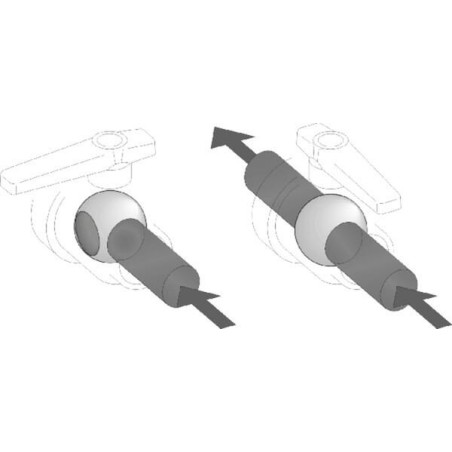 Kugelhahn T6 2-Wege - 45514406
