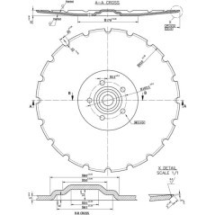 Drill disc 410mm - 451372KR