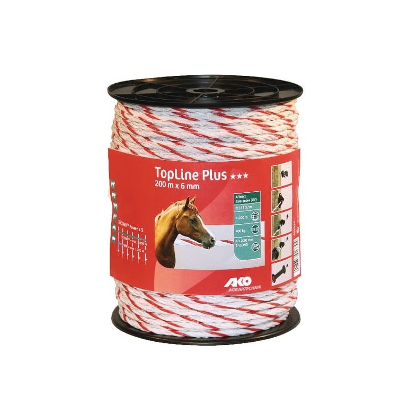 Weidezaunseil 6mm 400m - 449531 Weidezaunseil 6mm 400m - 449531