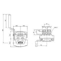 4528020090 Wabco, Pneumatic Fittings 