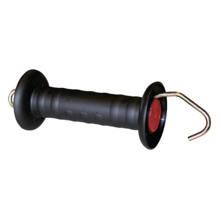 Torgriff schwarz mit Haken - 44941