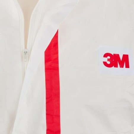 Disposable overalls, size M, white/red, by 3M - 4565M