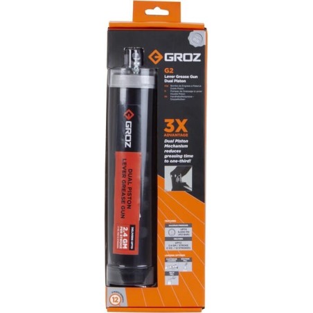 Grease gun G2, high volume, Groz - 42641GROZ