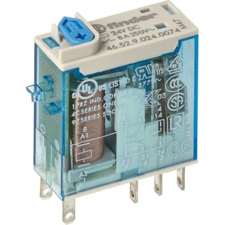 NARROW RELAY 2W 8A 24 V DC - 465290240074
