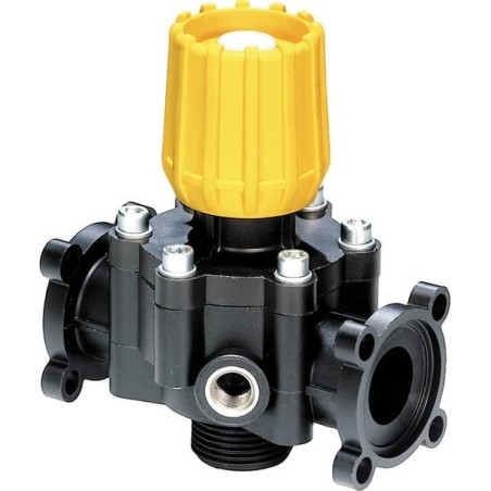 Manual pressure regulating va. - 4652322