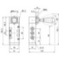 Valve, 5/3 handlever - 464900 Valve, 5/3 handlever - 464900