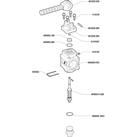 Section outlet valve 13 mm - 463051