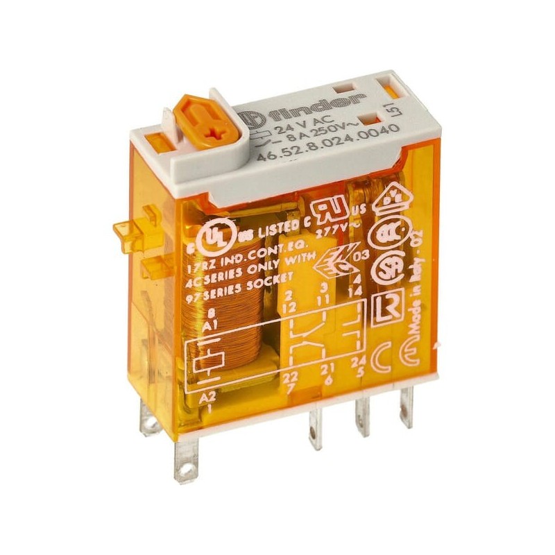 Relay 2W 8A 24V AC - 465280240040