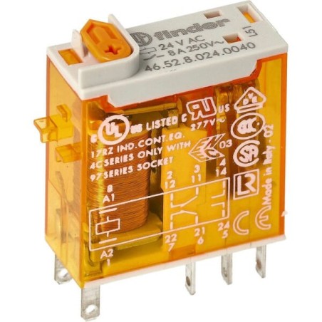 Relais 2W 8A 24V AC - 465280240040