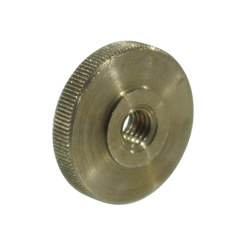 Rändelmutter M6 schwarz - 4676B Rändelmutter M6 schwarz - 4676B